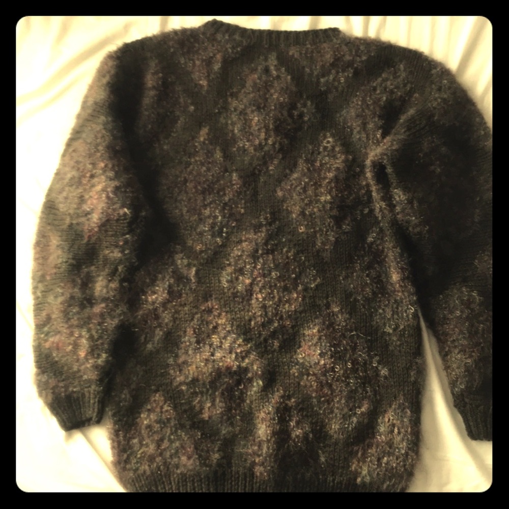 Oversized multi color sweater